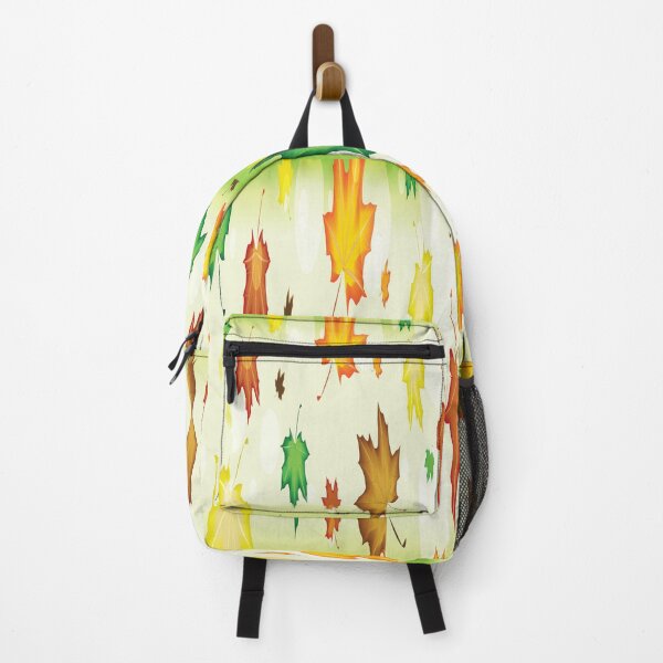 Item preview, The colorful of Maple leaves on the green background designed and sold by Figaro-17.