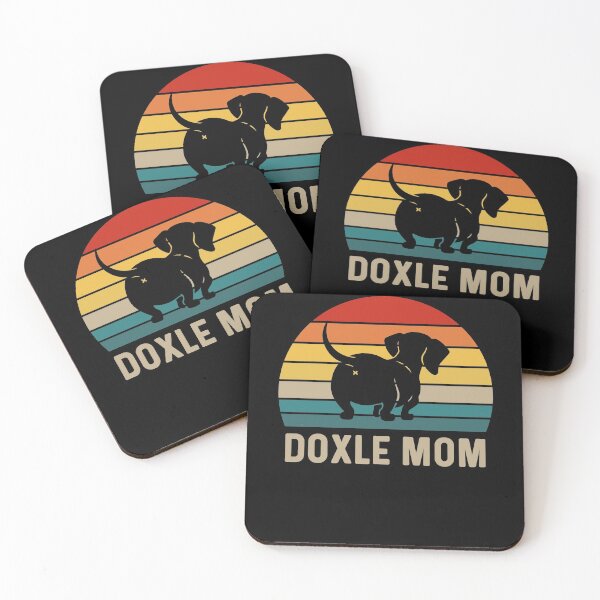 Item preview, Doxle Mom Sunset - Doxle Dog Breed Lover designed and sold by tjred01.