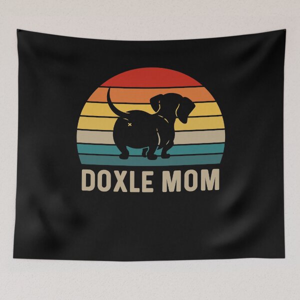 Item preview, Doxle Mom Sunset - Doxle Dog Breed Lover designed and sold by tjred01.