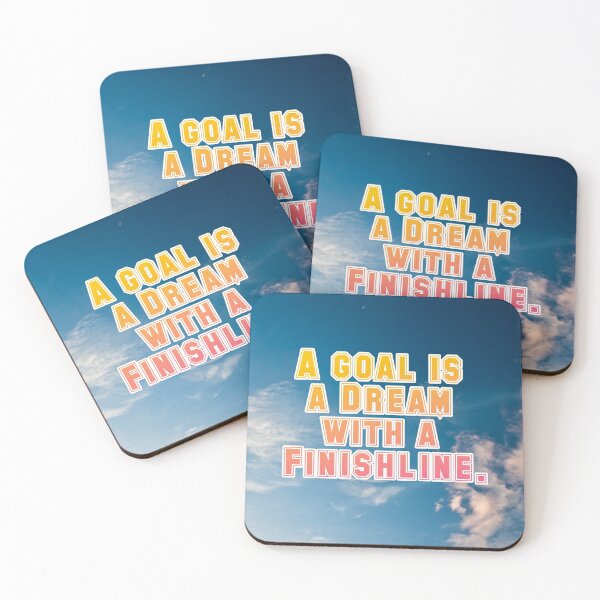 Item preview, A goal is a Dream with a Finishline  designed and sold by MotivationalHub.