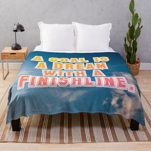 Item preview, A goal is a Dream with a Finishline designed and sold by MotivationalHub.
