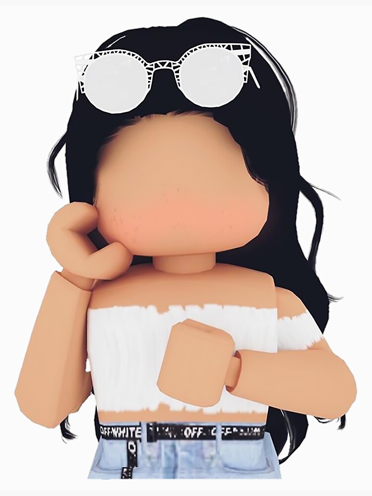 Aesthetic Roblox Girl Stickers for Sale