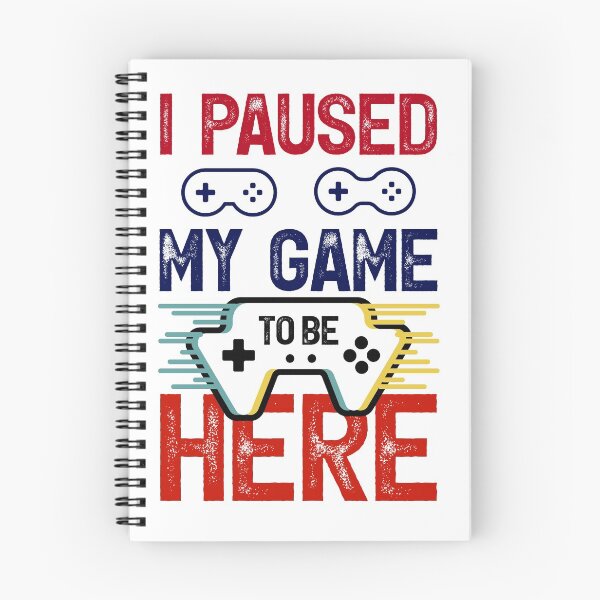Item preview, I Paused My Game to Be Here designed and sold by yanderedev.