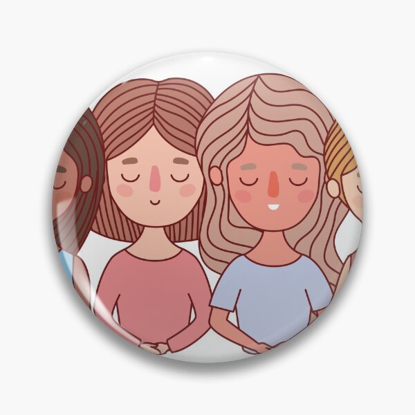Artikelvorschau, Frauen Avatare Cartoons Design entworfen und verkauft von Sya Prints.