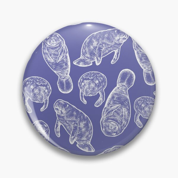 Item preview, Manatees - Veri Peri Periwinkle designed and sold by Elizabeth Weglein.