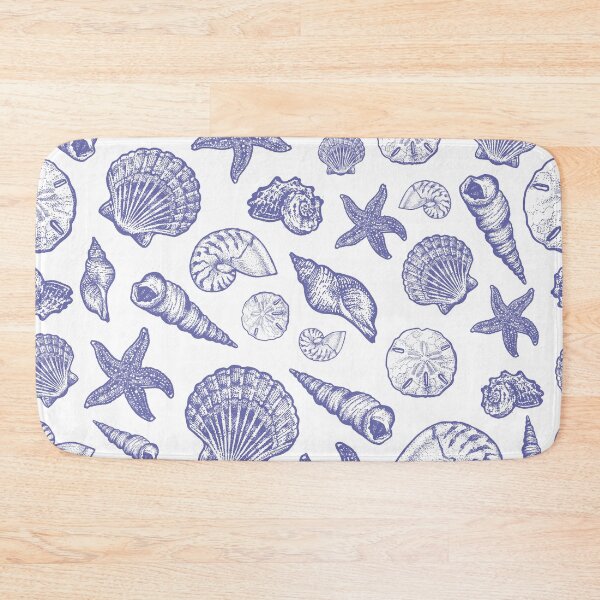 Item preview, Seashell pattern - Veri Peri Periwinkle designed and sold by Elizabeth Weglein.