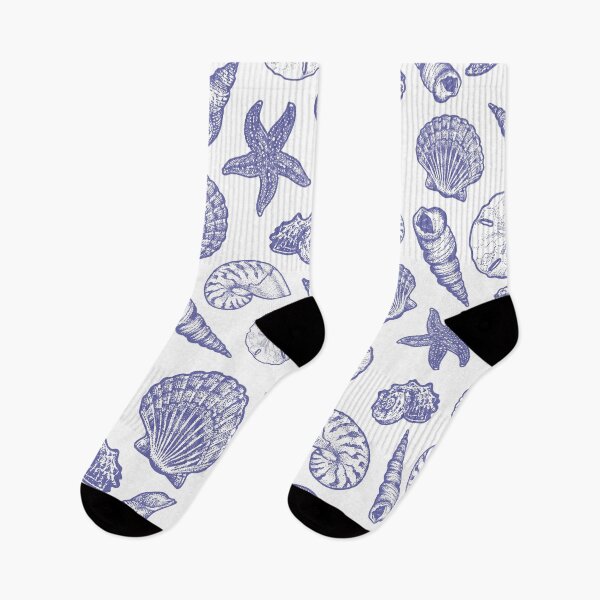 Item preview, Seashell pattern - Veri Peri Periwinkle designed and sold by Elizabeth Weglein.