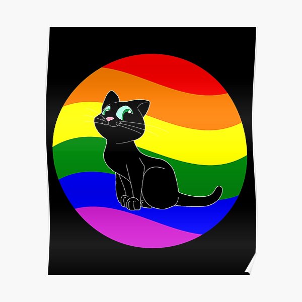 Lgbtq Pride Cats Poster For Sale By Pride Arts Redbubble 8343