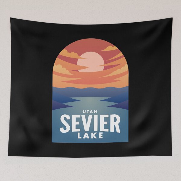 Item preview, Sevier Lake abv Retro Sunset designed and sold by HalpinDesign.
