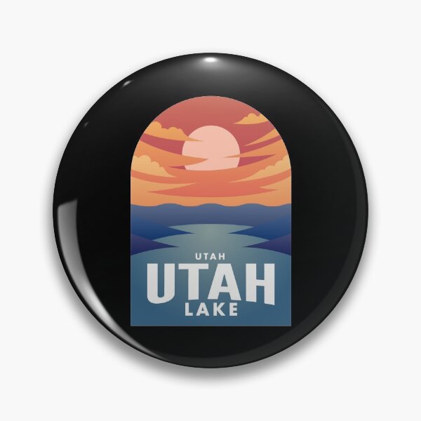 Item preview, Utah Lake abv Retro Sunset designed and sold by HalpinDesign.