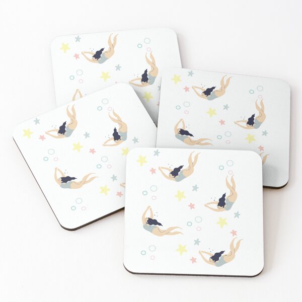 Item preview, Artistic Swimming Synchronized Swimming.  Artistic swimmers in a synchro team.  Synchronized swimmer designed and sold by LoveSynchro.