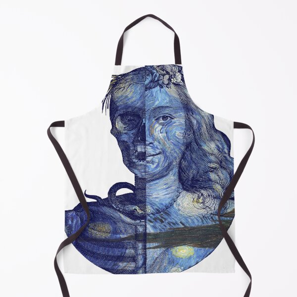 Item preview, Half Human Half Skeleton Starry Night designed and sold by Naturalist Prints.
