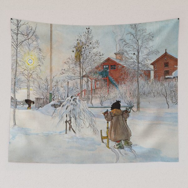 Item preview, The Yard and Washhouse - Carl Larsson designed and sold by brushandframes.