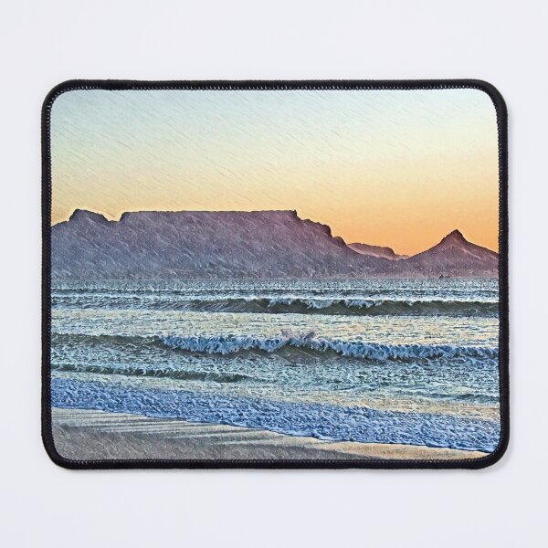 Item preview, Sunset over Table Mountain in Cape Town designed and sold by ReachForArt.