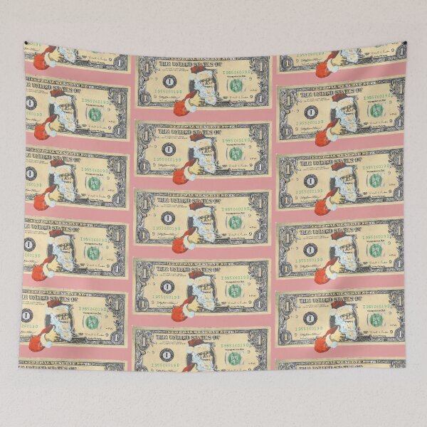 Item preview, Santa Claus on the one-dollar bill shows designed and sold by Dbanksdesign.