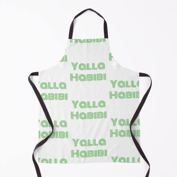 Aperçu de l'œuvre Citation arabe de Yalla Habibi | Citation arabe disant arabe | Cadeau d'amour arabe - Vert créée et vendue par CuddleStore.