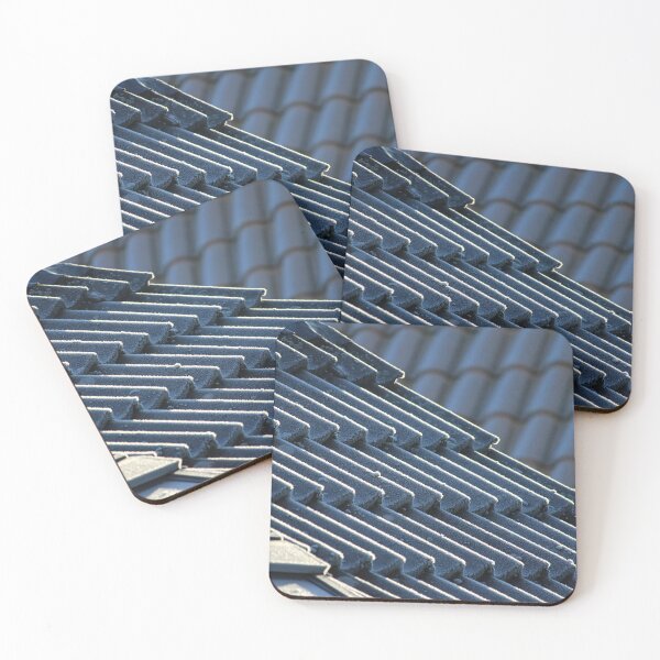 Item preview, Frosted Rooftiles Abstract Linear Pattern designed and sold by Imladris01.