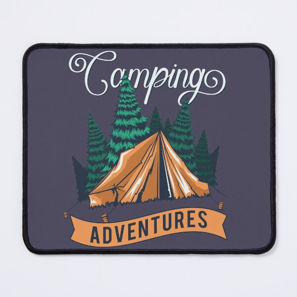Item preview, camping adventures designed and sold by wineDsign.