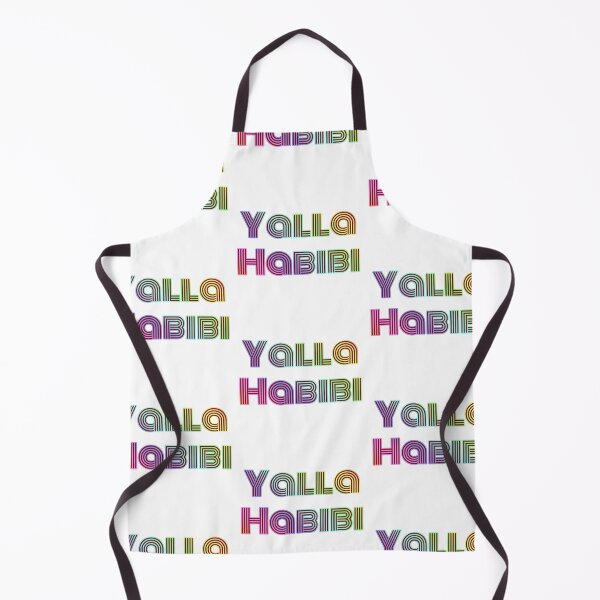 Aperçu de l'œuvre Citation arabe de Yalla Habibi | Citation arabe disant arabe | Cadeau d'amour arabe - RAINBOW 2 créée et vendue par CuddleStore.