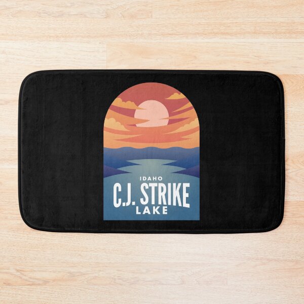 Item preview, C.J. Strike Lake Lake ID Retro Sunset designed and sold by HalpinDesign.
