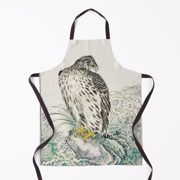 Item preview, japanese golden eagle and dark blue sea illustration 42664104084 designed and sold by Bird-Lore.