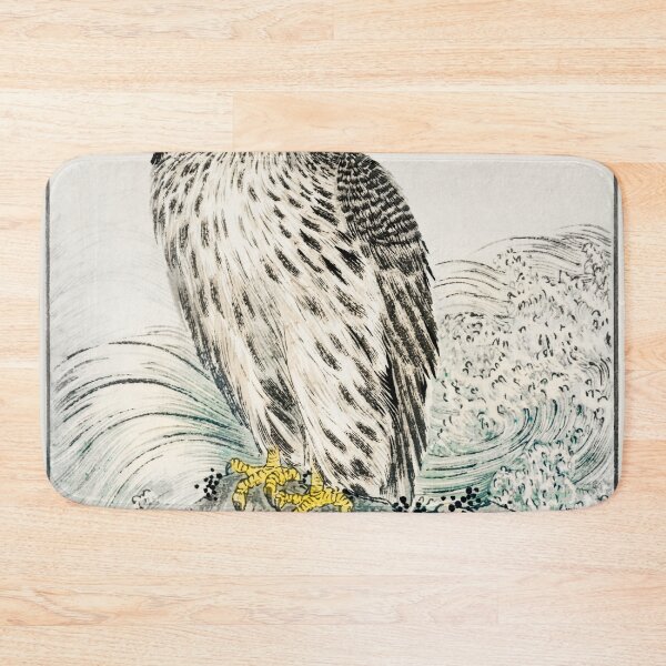 Item preview, japanese golden eagle and dark blue sea illustration 42664104084 designed and sold by Bird-Lore.