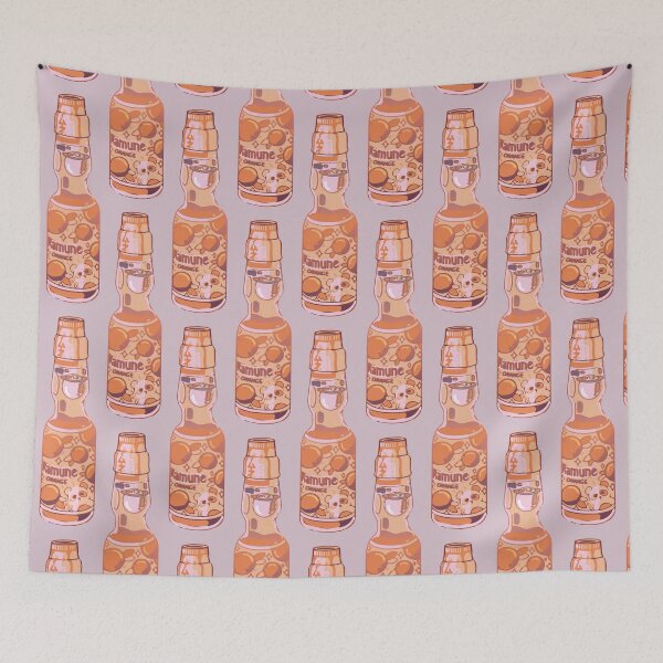Item preview, Orange Ramuné Soda! designed and sold by emiliapapaya.