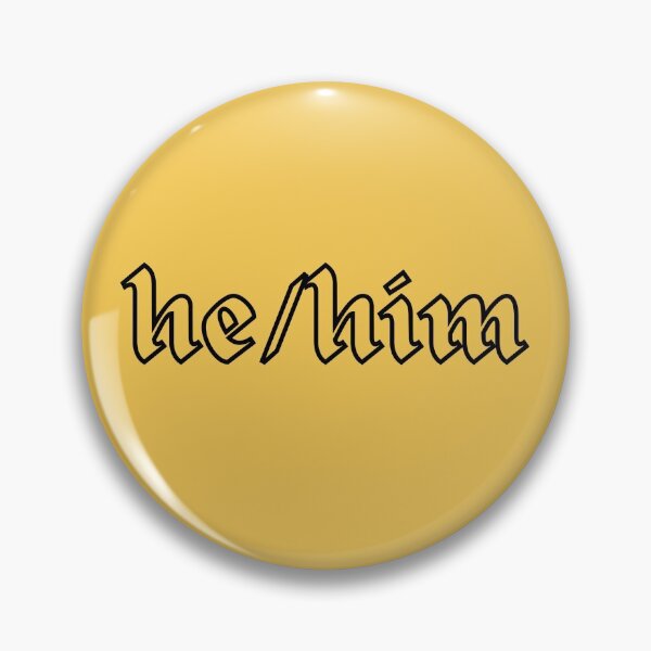 Item preview, he/him pronouns designed and sold by houseplantbabe.