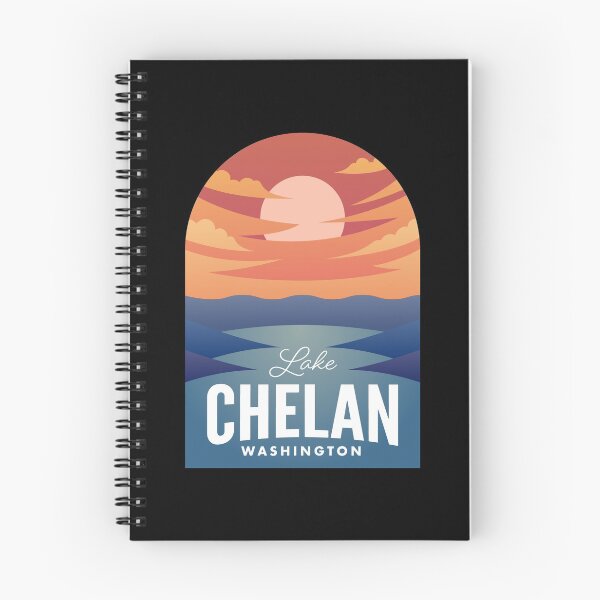 Item preview, Lake Chelan WA Retro Sunset designed and sold by HalpinDesign.