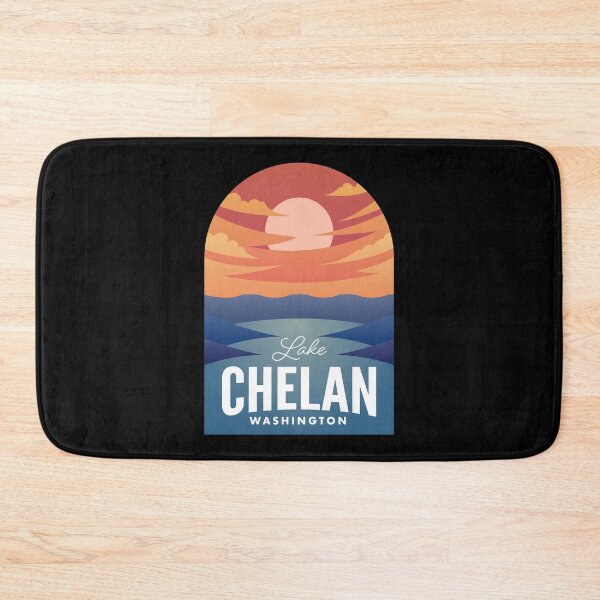 Item preview, Lake Chelan WA Retro Sunset designed and sold by HalpinDesign.