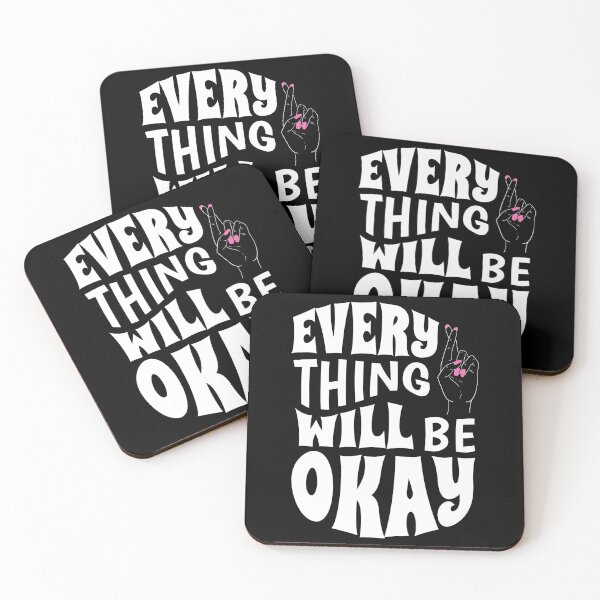 Artikelvorschau, Alles wird gut, positiv bleiben, optimistisch, positiv, manifestieren, positiv denken, alles wird gut entworfen und verkauft von cutequirkystuff.