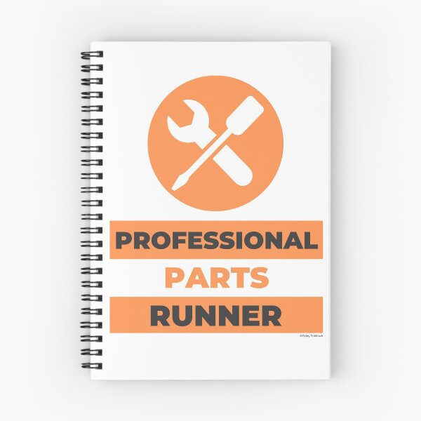 Item preview, Professional Parts Runner designed and sold by giddygoldfinch.
