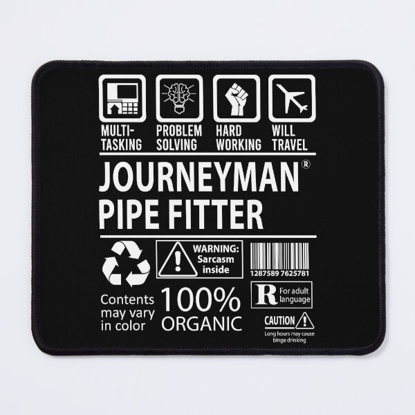 Item preview, Journeyman Pipe Fitter T Shirt - MultiTasking Certified Job Gift Item Tee designed and sold by sabinacsnm.