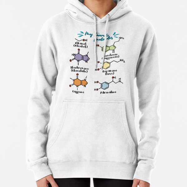 Item preview, Chemistry is awesome- My Favorite Molecules (new): caffeine, adrenaline, chocolate, happiness, love, alcohol designed and sold by LiLohaveaplan.