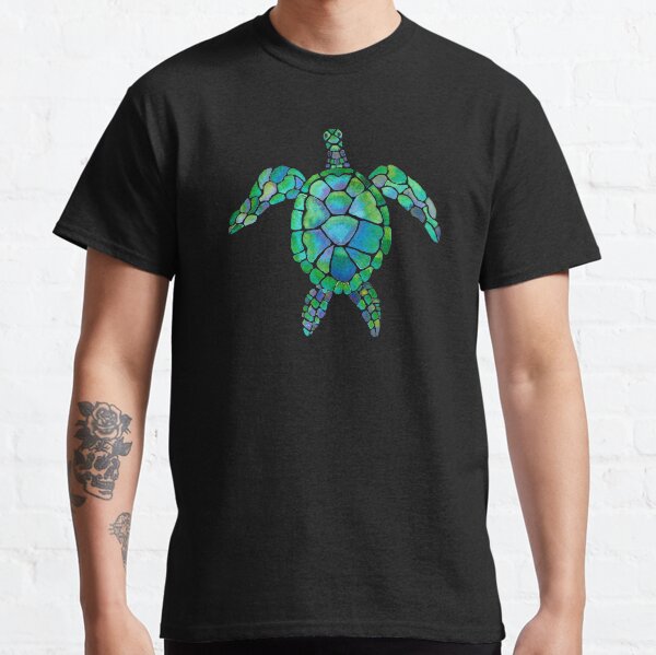 Item preview, Sea Turtles & Friends on Ultramarine Blue by MarcyBrennanArt designed and sold by MarcyBrennanArt.