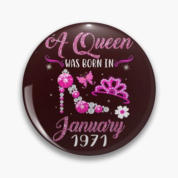 Item preview, A Queen Was Born in January 1971 51st Birthday Gift designed and sold by Christmas222.