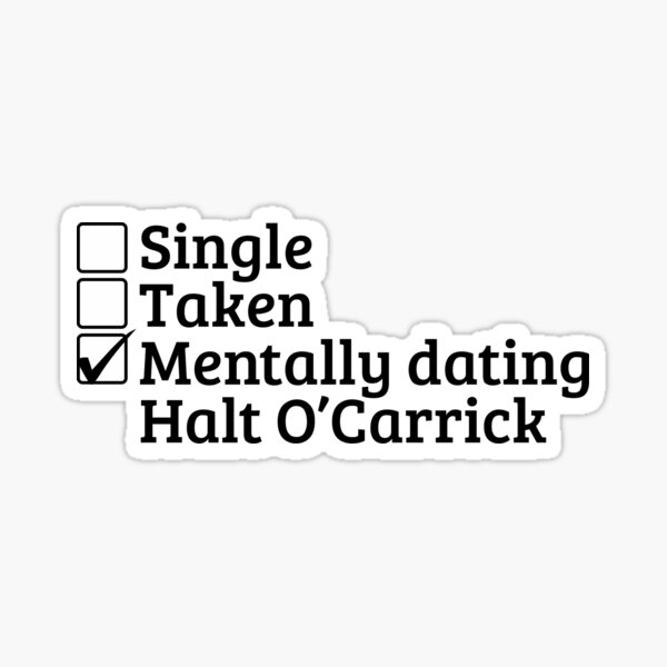 Item preview, Dating Halt designed and sold by ModernMerida.