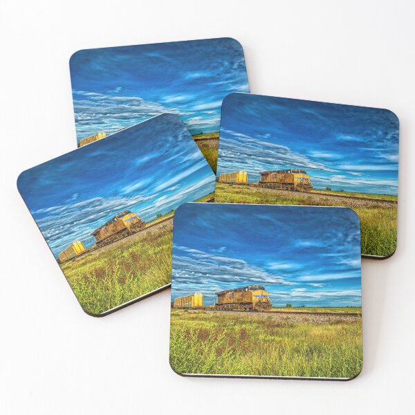 Item preview, Union Pacific freight in Kansas designed and sold by GestaltImagery.