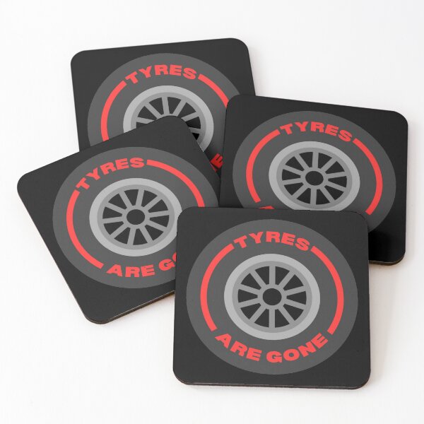 Aperçu de l'œuvre Les pneus sont partis ! ouvrages d'art créée et vendue par F1TwoTee.