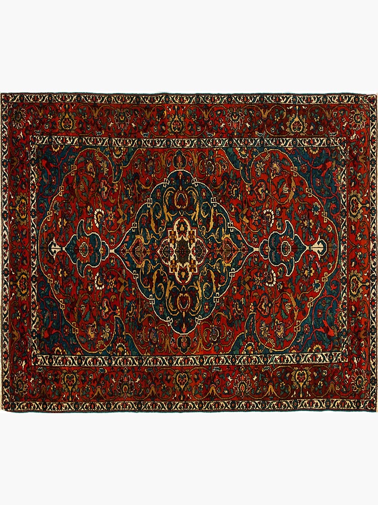 Disover Deluxe Kashan Agra oriental Persian rug Design Tapestry