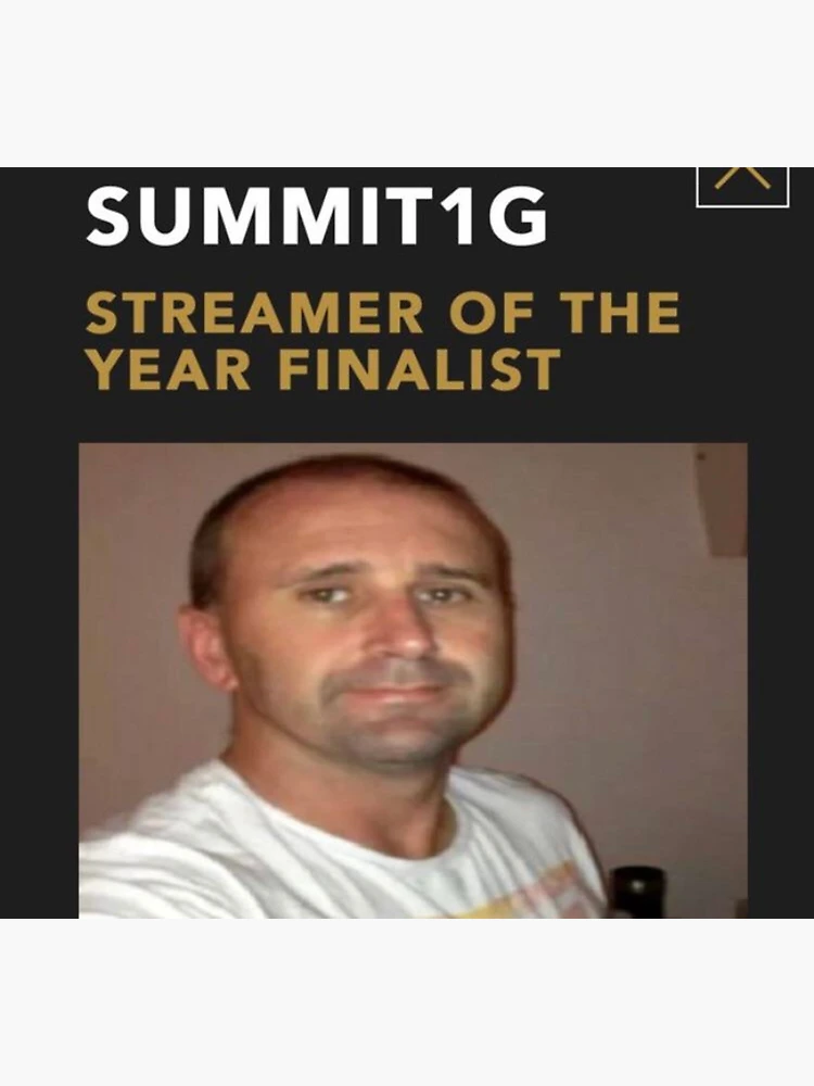 Summit1g streamer of the year finalist Sticker for Sale by
