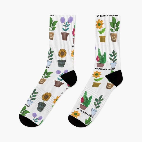 Item preview, Scrummy Vintage Botanical Potted Flowers designed and sold by Hinny8.