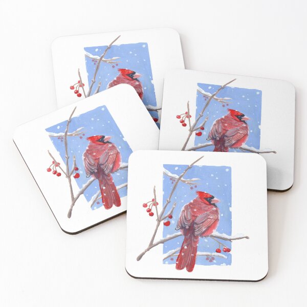 Item preview, Cardinal in the Snow designed and sold by madyneuf.