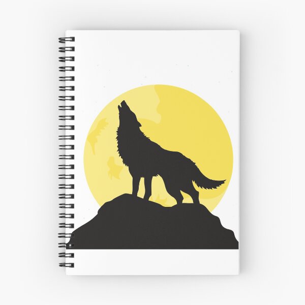 Aperçu de l'œuvre Loup la nuit créée et vendue par AHthatIsNice.
