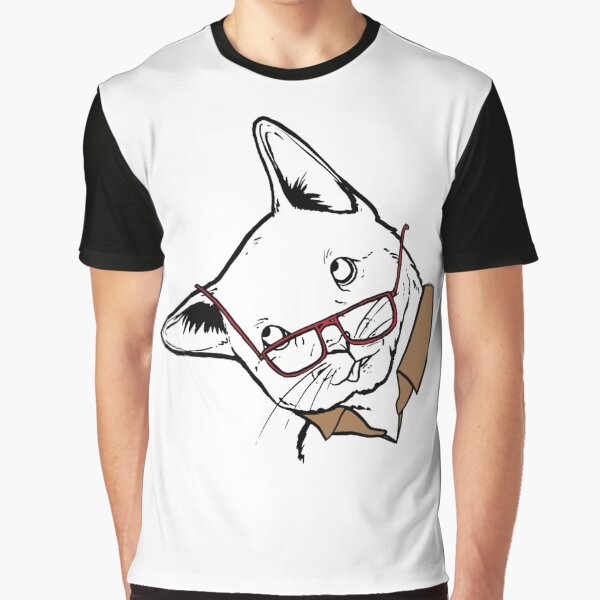 Item preview, funny cat artist with glasses designed and sold by dortmond.