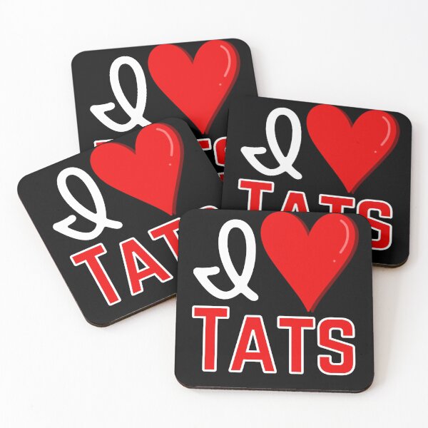 Item preview, I love Tats, funny tattoo lover Design designed and sold by Constant Readers.