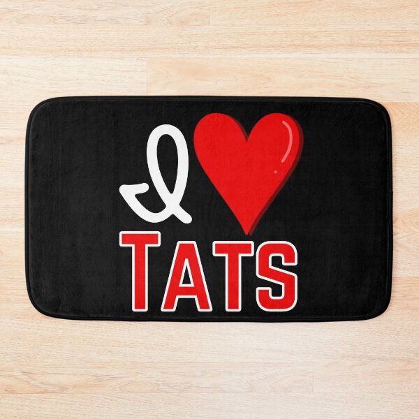 Item preview, I love Tats, funny tattoo lover Design designed and sold by Constant Readers.