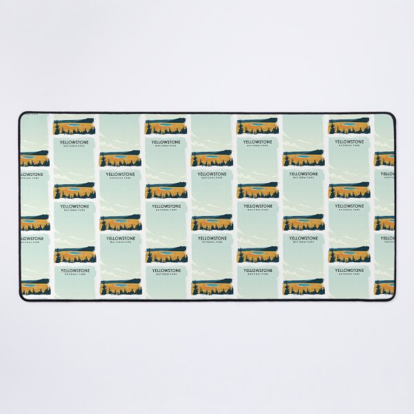Item preview, Yellowstone National Park Human Made Travel Poster designed and sold by Stadify.