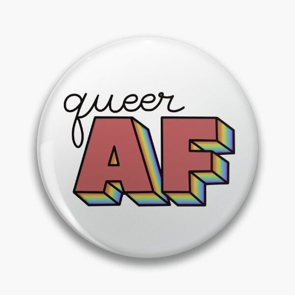 Item preview, Queer AF designed and sold by EmiMills.