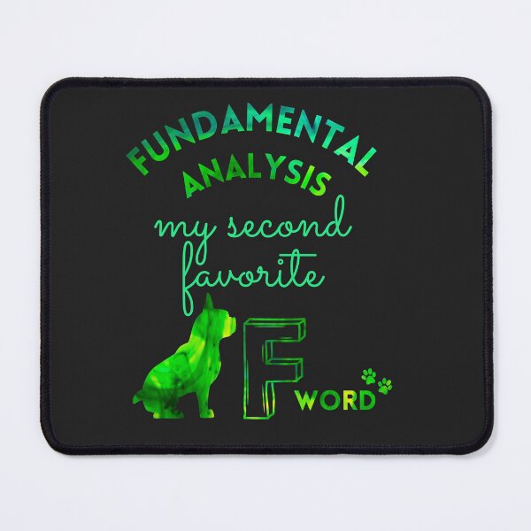 Item preview, Fundamental Analysis my second favorite F word- Dog lover - Unique gift for stock market, crypto, options trader, forex traders and day traders designed and sold by TradingTeesKids.